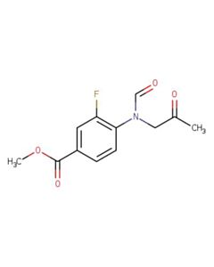 Astatech METHYL 3-FLUORO-4-(N-(2-OXOPROPYL)FORMAMIDO)BENZOATE; 1G; Purity 98%; MDL-MFCD18642900